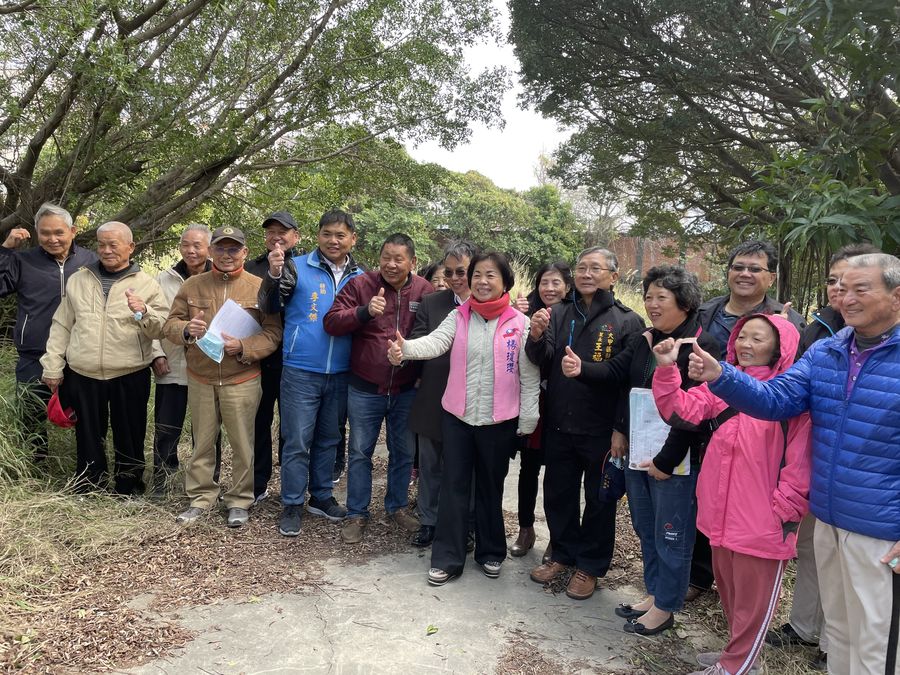 荒地變綠地  楊瓊瓔爭取國產署閒置空地綠美化