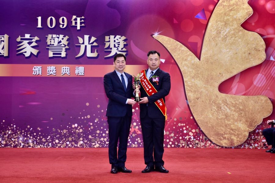 中市四分局小隊長廖述寅　榮獲警光獎殊榮