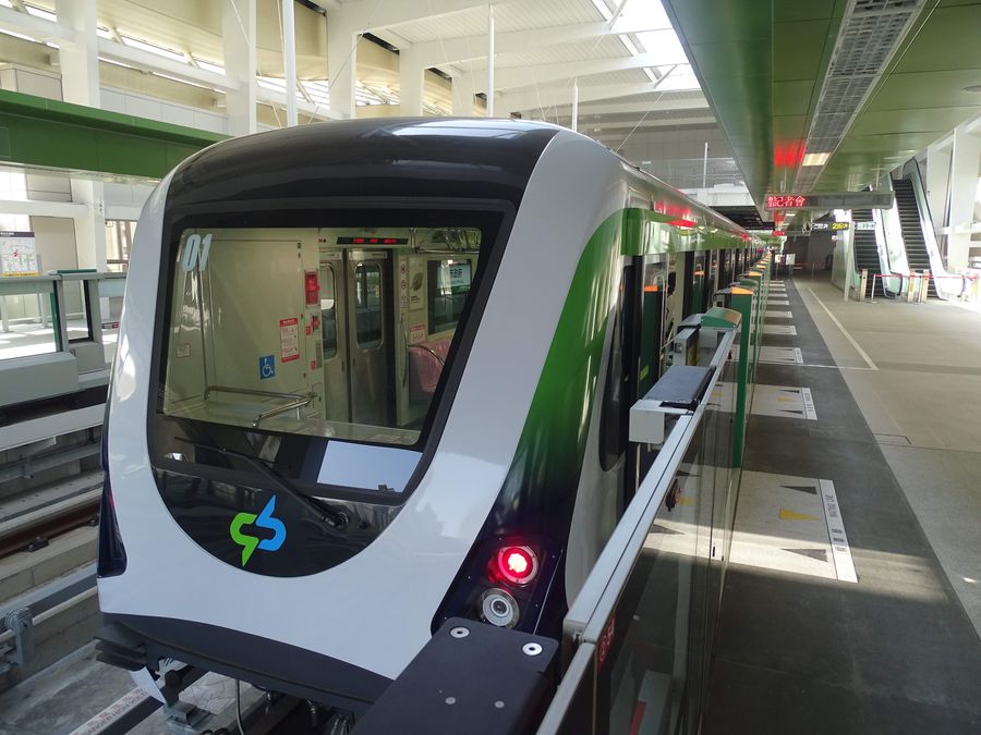中捷綠線趕通車  列車春節不打烊持續運轉測試