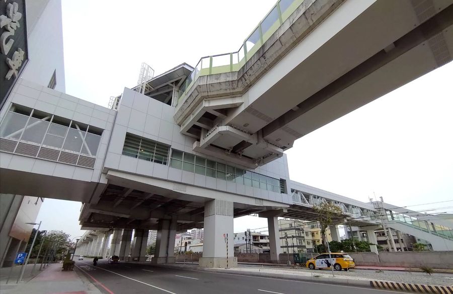 中捷綠線停駛  車站先開放當作天橋用