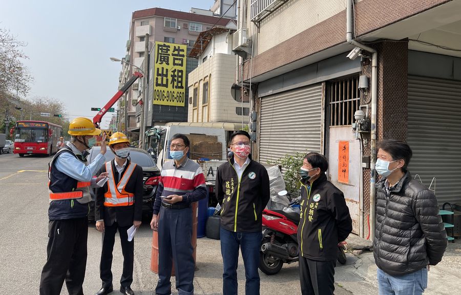 拆除太原火車站西側20支電桿　南京東路「電桿下地化」大功告成