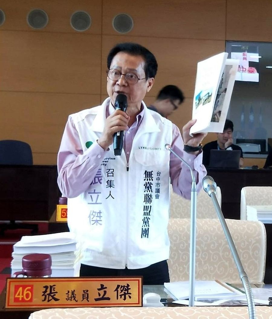擔任過6屆議員  中市無黨籍前議員張立傑因病去世