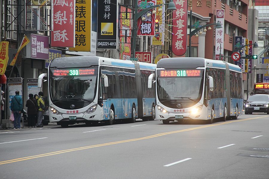台中市300路公車 即日起增四成行駛班次
