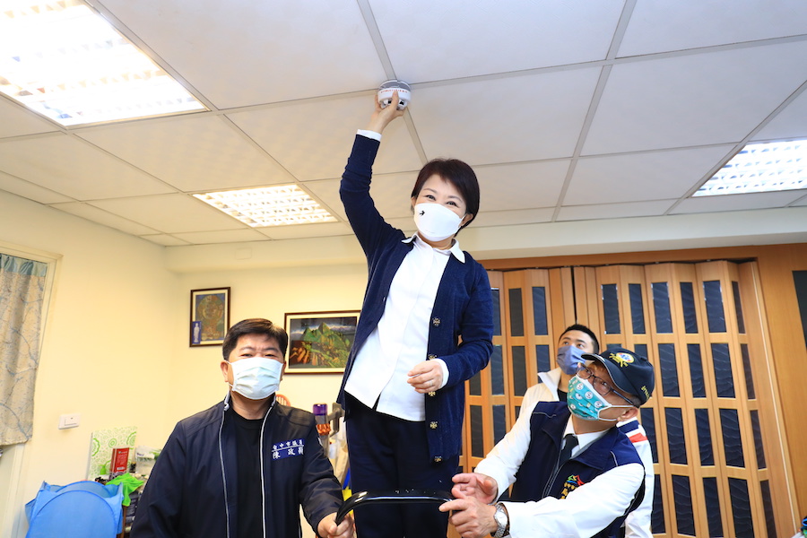 守護市民安全！ 盧市長動支二備金增購4萬只住警器