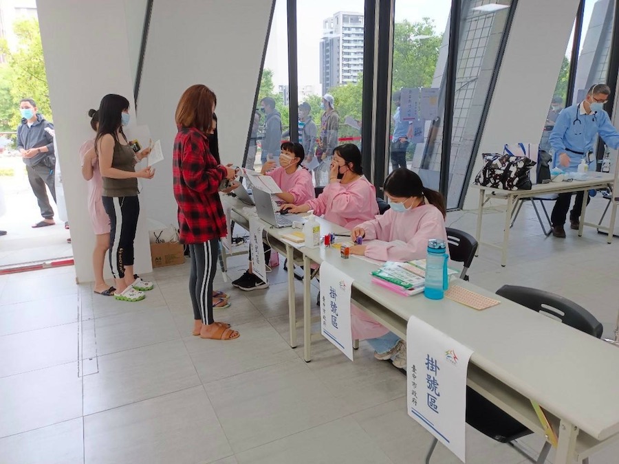 防疫即時應變！ 台中精密園區設置快打站