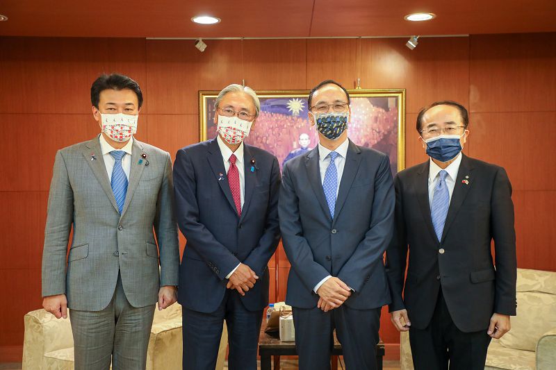 朱立倫會見日本訪問團 強調「親美、友日、和陸」路線