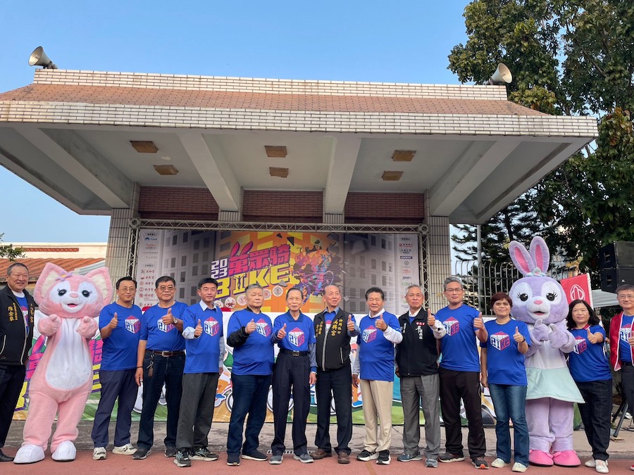 台中2023萬眾騎BIKE熱鬧登場 六大媽祖宮廟聯合推廣自行車運動