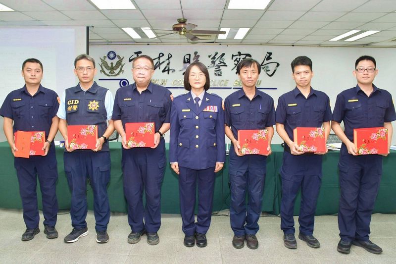 雲林警破獲重大刑案 長官頒獎表揚
