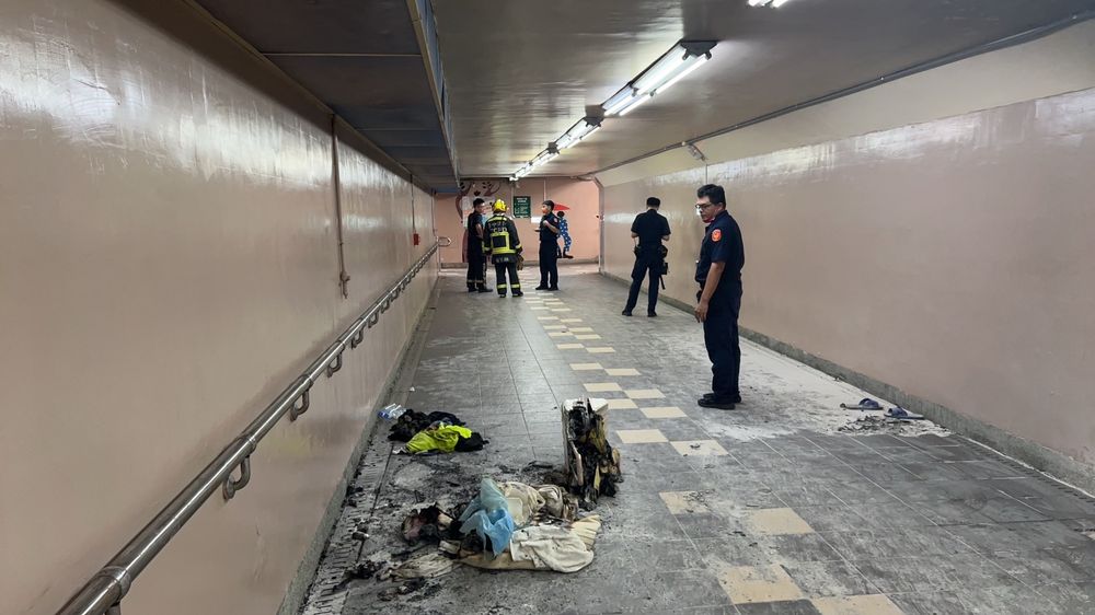 街友嫌隙竟縱火 警火速抓人破案
