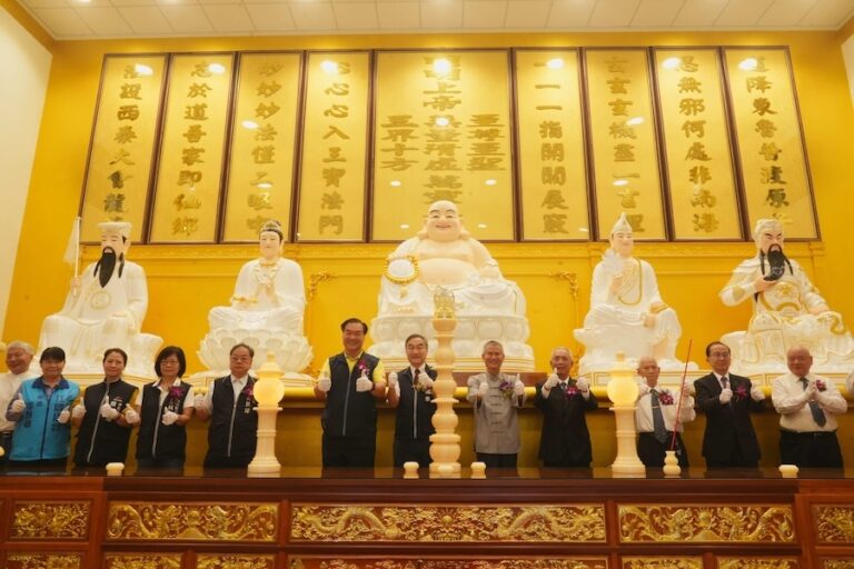 新社區一貫道寶光建德天寬聖宮新殿安座大典 黃副市長祝道務宏展