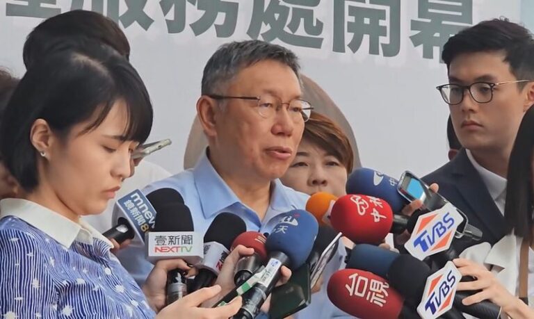 柯文哲：無法理解執政黨在抗爭