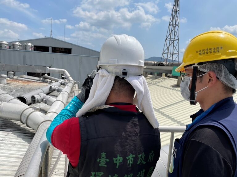 中市環保局科技執法奏效 查獲大里印刷廠違法偷排廢氣