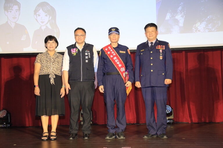 台中治安評比創多項佳績！鄭副市長警察節致謝：城市英雄捍衛市民安全