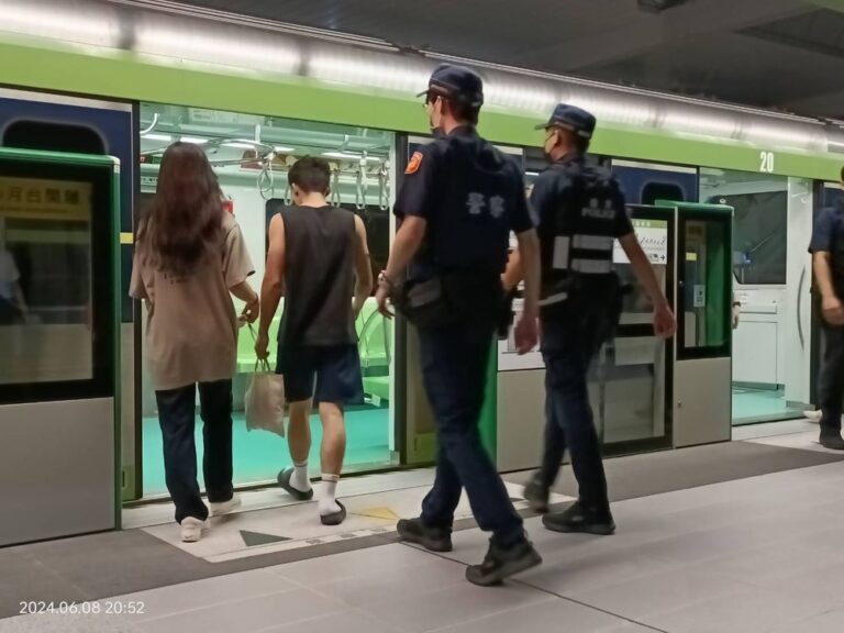 臺中捷警啟動第三階段勤務小區域巡邏守護捷運治安