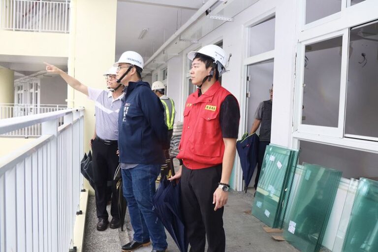 凱米來勢洶洶 李懷仁帶隊視察旗津防颱措施