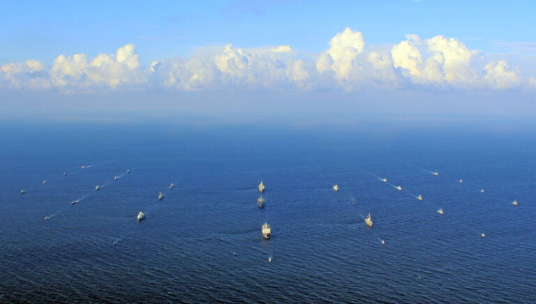 環太軍演海上大演習 40艘軍艦駛出珍珠港