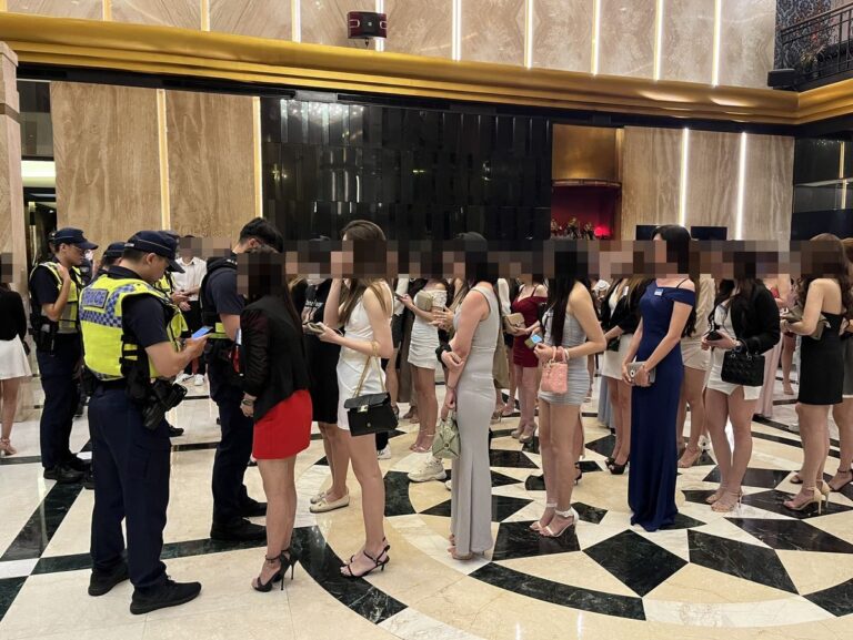 中市警四分局週末前執行青春專案擴大臨檢