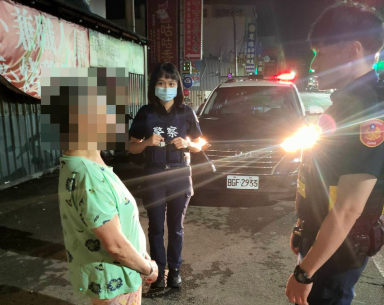 警實習生最佳體驗 助八旬迷途老婦返家