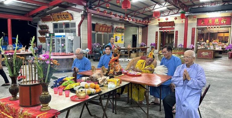 農曆七月民間習俗多禁忌 美濃廣林南天太子宮關廟門暨開鬼門