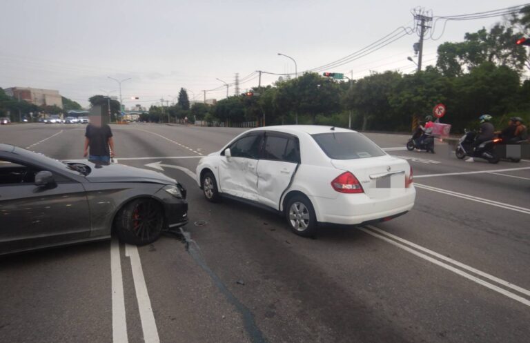 男快車道加速過猛迴轉後失控橫越分隔島釀3傷