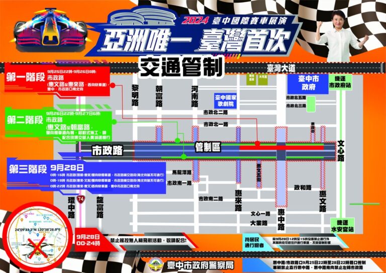 國際頂尖車隊來臺展演臺中登場  交通攻略報乎恁知