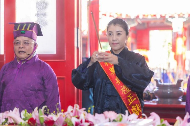 許淑華擔任正獻官 率團隊參加孔子祭典