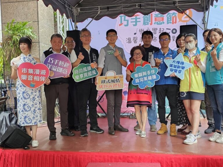 中市大隆路商圈「巧手創意節活動」 創意DIY、樂曲悠揚傳溫馨