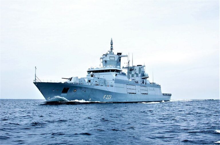 德國防部長證實 德軍艦通過台灣海峽