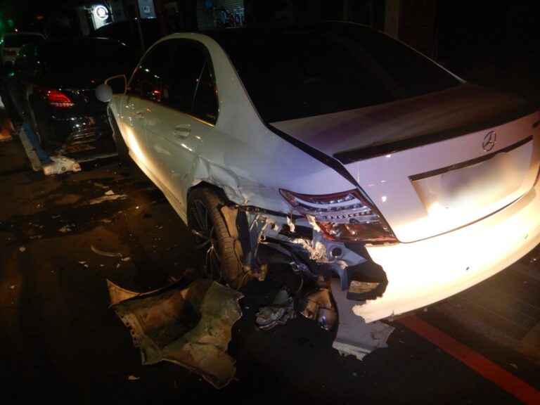 疲勞駕駛釀禍又藏毒 警迅速到場移送法辦