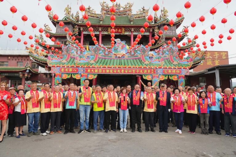 中市大里草湖太子宮建廟160年暨重建30周年宮慶 鄭副市長感謝庇佑鄉里