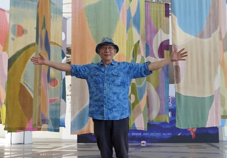 天然染織專家陳景林獲頒國家工藝成就獎 中市纖博館展出台灣經典百色