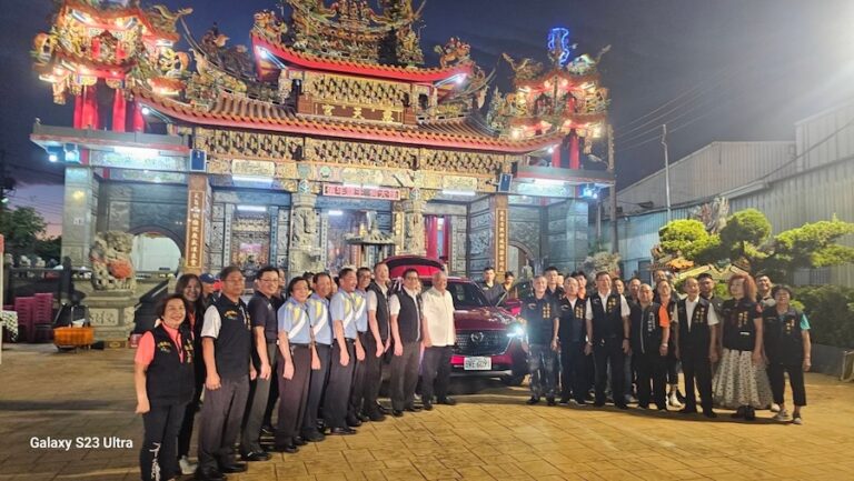 以實際行動回饋社會 草湖慈天宮捐贈中市府消防警備車