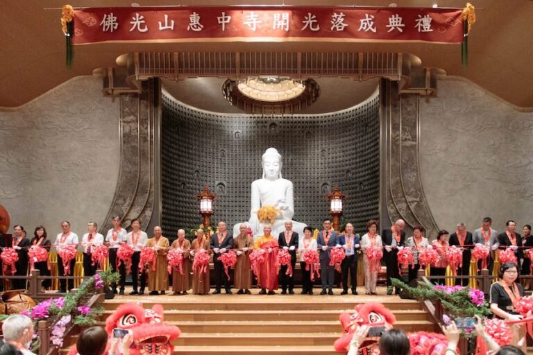 逾3000代表見證佛光山新惠中寺落成 盧市長感謝：推動台中「善的力量」