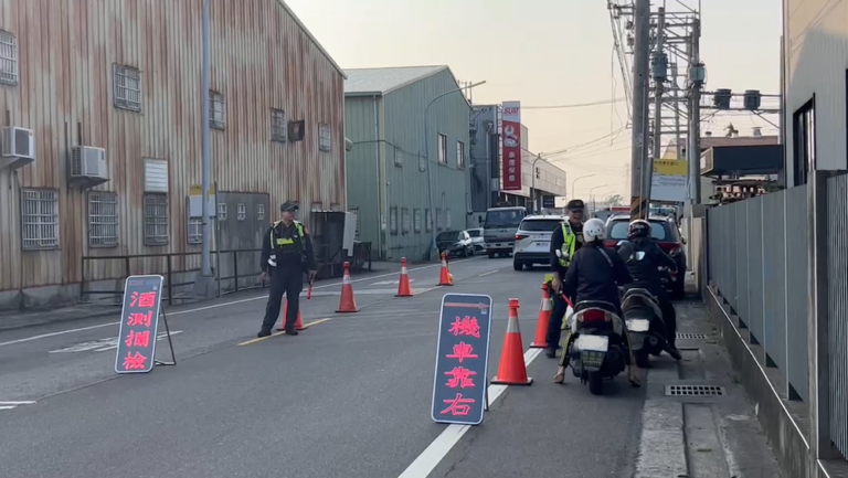 中警連續三天不分晝夜強力打擊酒駕大執法