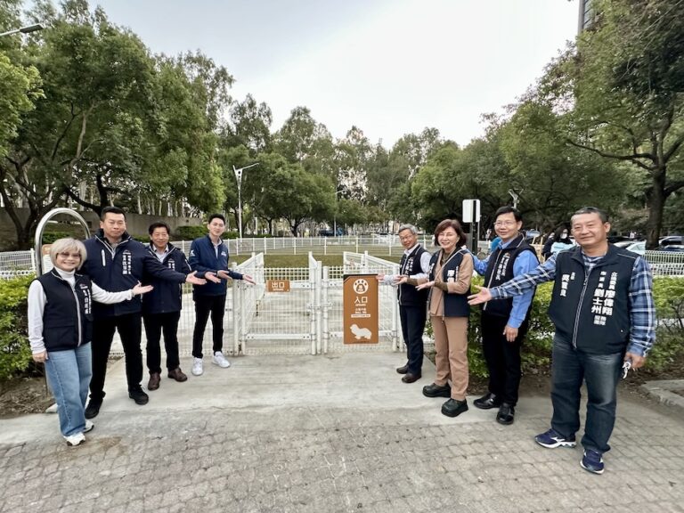 建設局優化工程完成 文心森林公園寵物專區全新升級