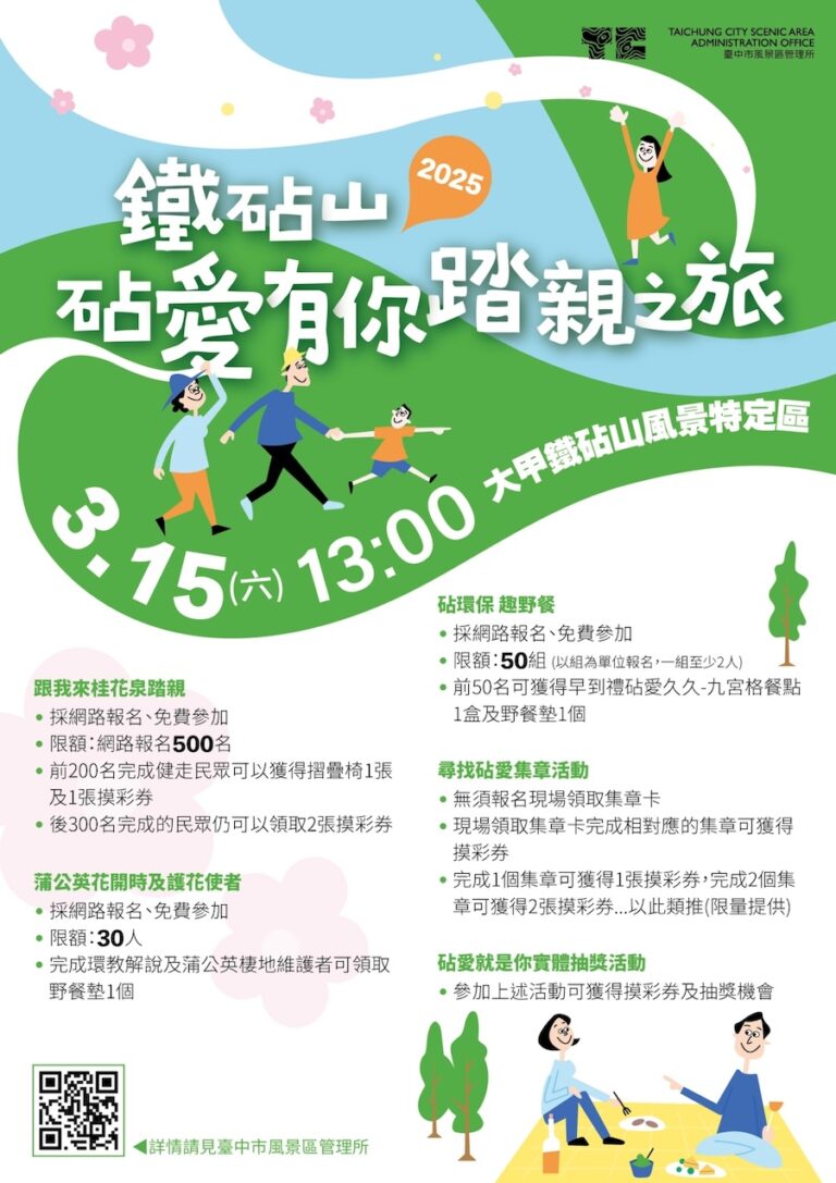 鐵砧山踏親之旅 大手牽小手一起尋找真愛密碼