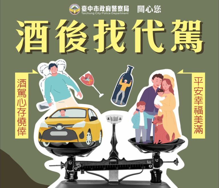 酒後選擇計程車還是警車?  警方提醒代價差很大
