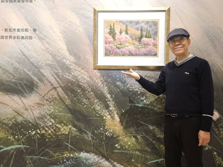 擁有神筆的光影魔術師！台灣水彩界阿標哥70歲大展於大墩文化中心亮相