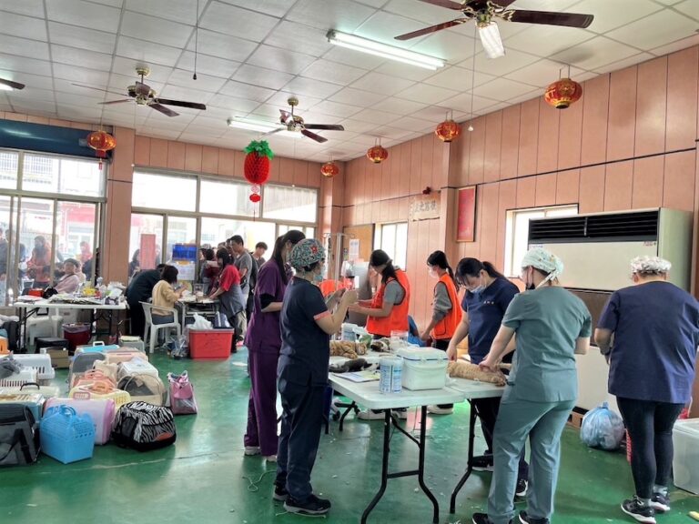 做個好主人！今年首場台中市偏區犬貓絕育活動於梧棲登場