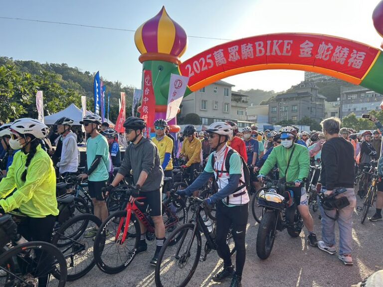 與第一女神同行！ 2025萬眾騎BIKE豐原鎮清宮出發