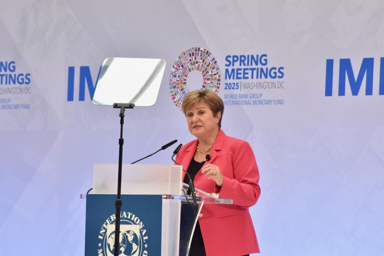 IMF總裁：全球經濟成長將放緩但不會進入衰退