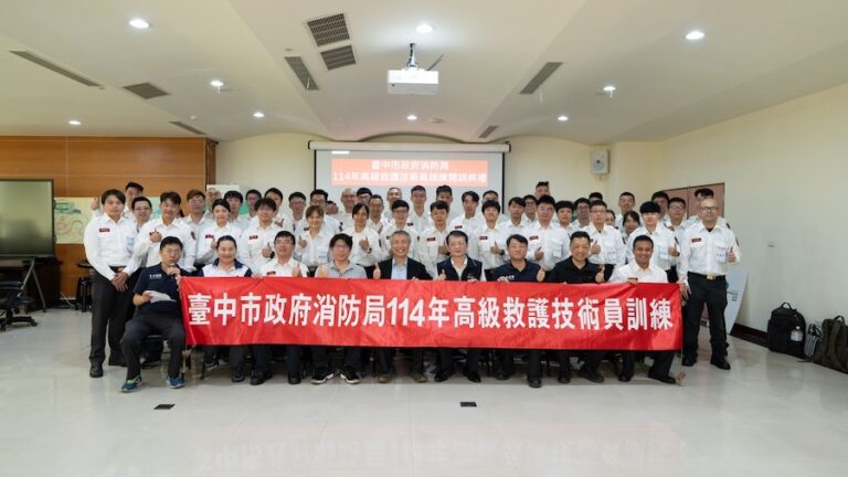 中市高級救護訓練結合3D實境設備 消防局：全面提升實務應變能力！