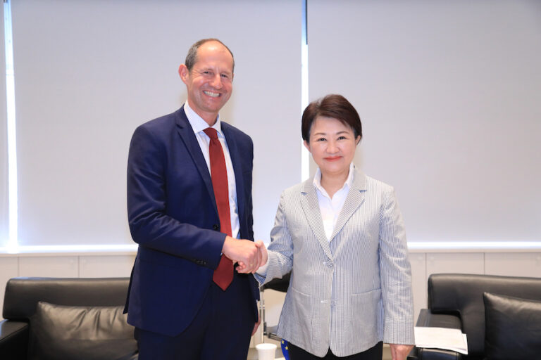 歐洲經貿辦事處長谷力哲拜會 盧市長提2大建議：加強台歐經貿往來