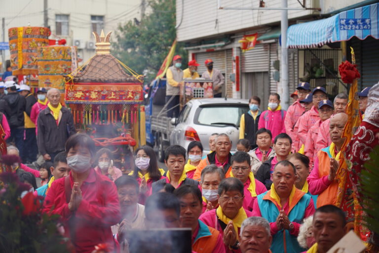 清水媽進香活動6日回鑾 受到遶境地區民眾熱烈歡迎
