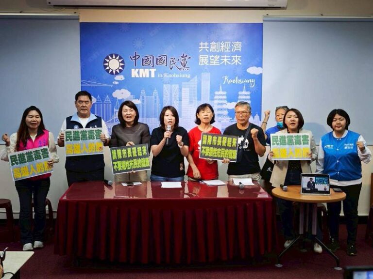高市議會藍黨團指控 非核家園犧牲人民健康