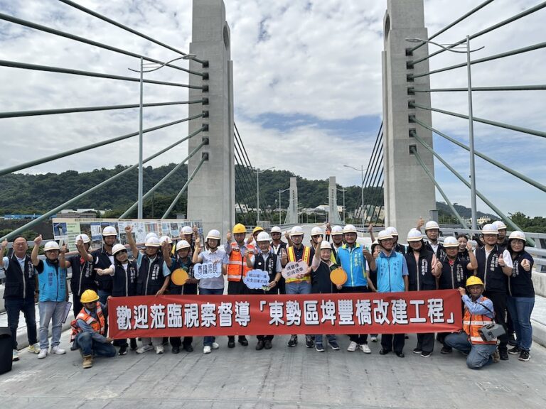 東勢區埤豐橋改建完工倒數！ 建設局長驚喜預告：8月底提前通車