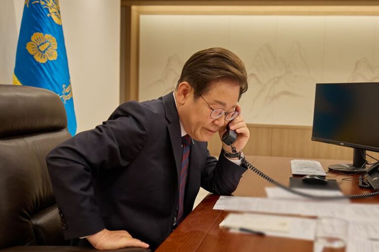 習近平與李在明通話 推動雙邊友好關係