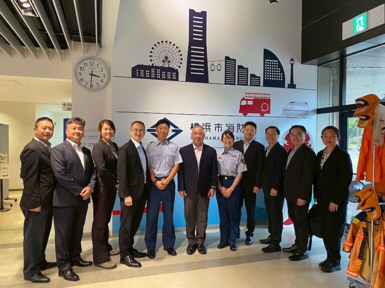 前往日本交流防災教育館！中市消防參訪橫濱市消防局及市民防災中心