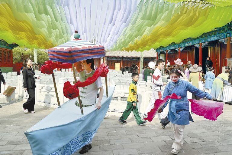 北京通州區 大運河重現「開漕盛景」