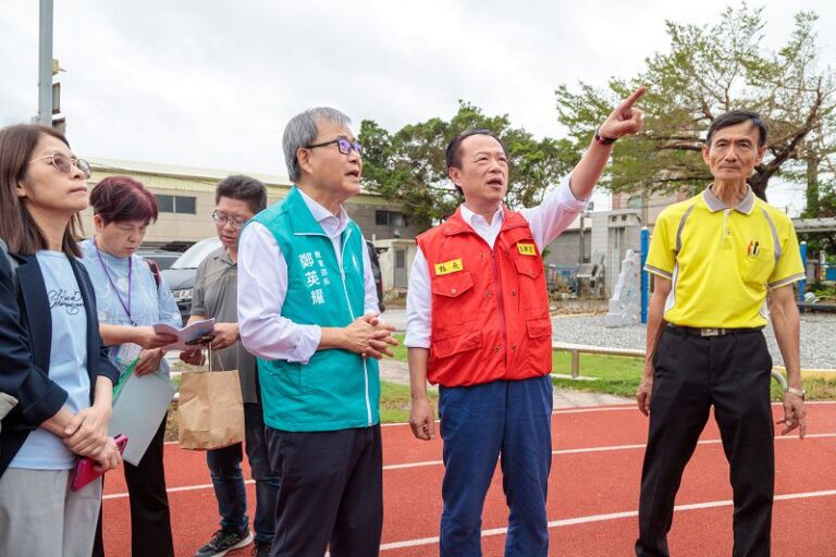 丹娜絲颱風嘉縣校園災損初估將近1億 教育部勘災